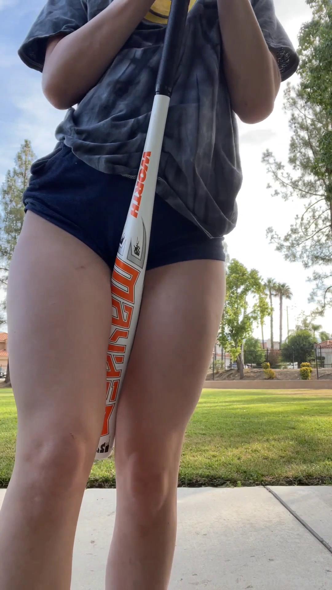 Stpeach Baseball Bat Booty Tease Fansly Video Leaked 6 10753972