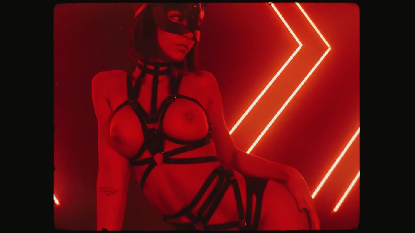 Rachel Cook Cat Mask Posing Topless Video Leaked 16 71D78405