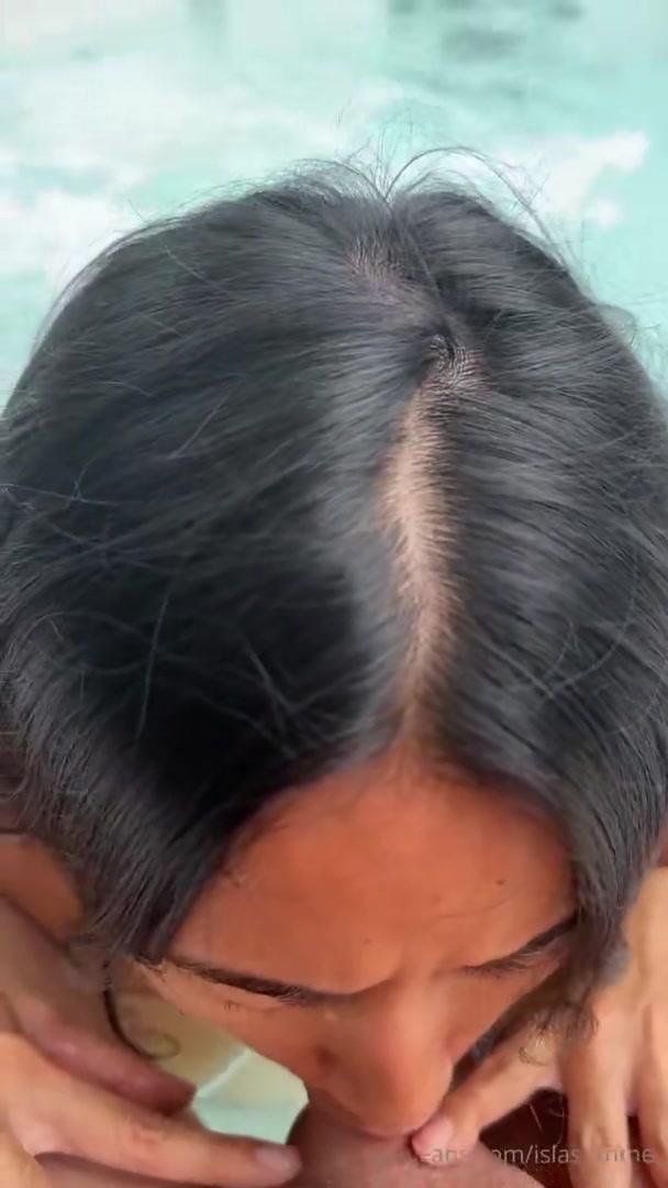 Isla Summer Nude Pool Blowjob Onlyfans Video Leaked 14 5B924715