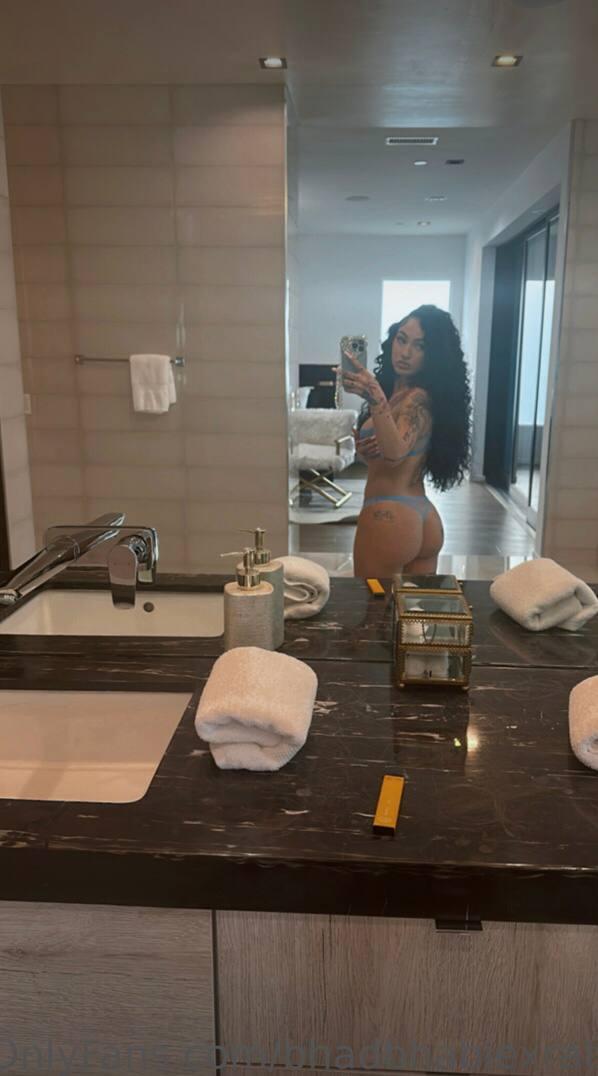 Bhad Bhabie Nipple Bed Thong Set Onlyfans Video Leaked 5 D073Bf04