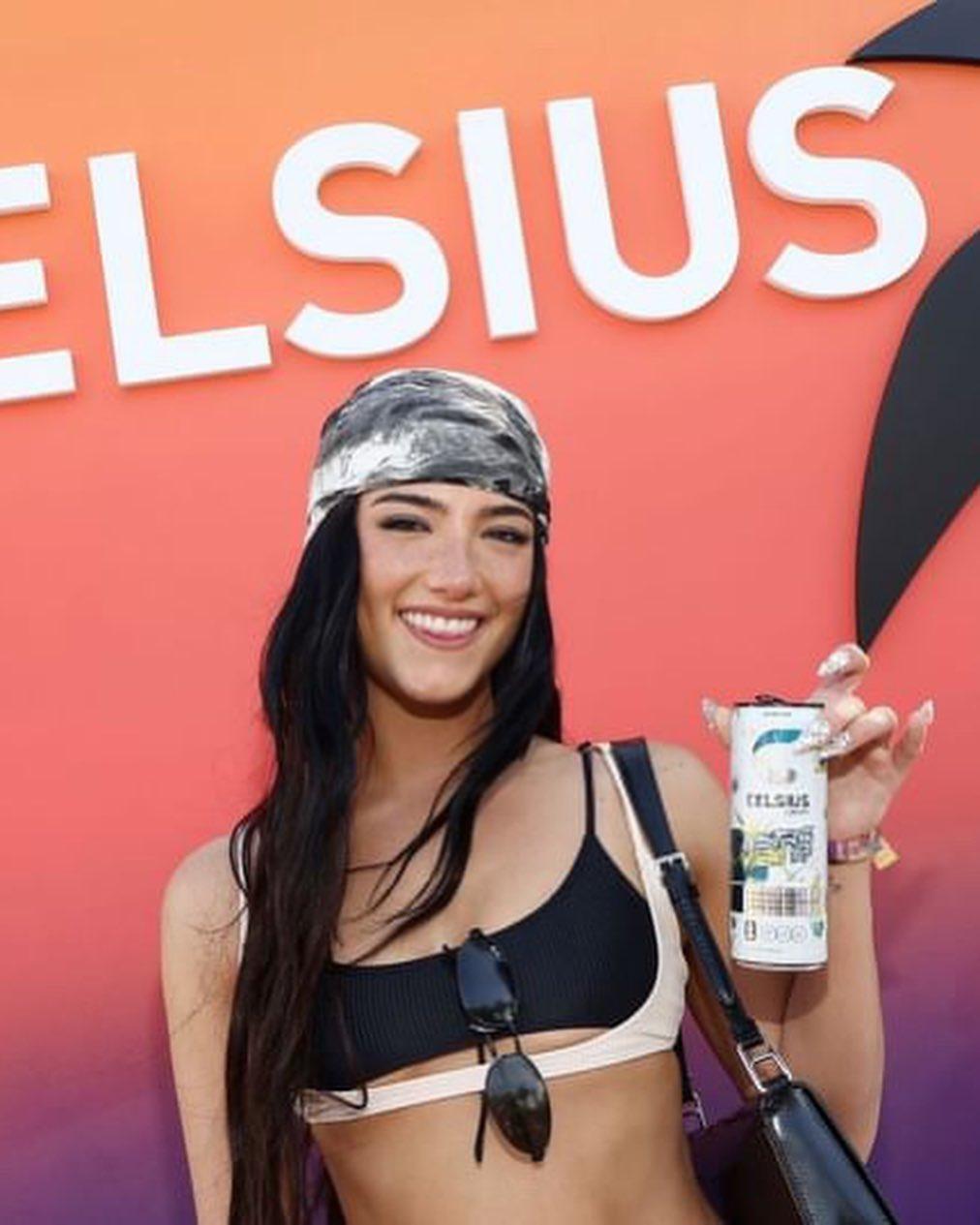 Charli D’amelio See-Through Sheer Black Maxi Skirt Coachella Video 14 4Baa3009