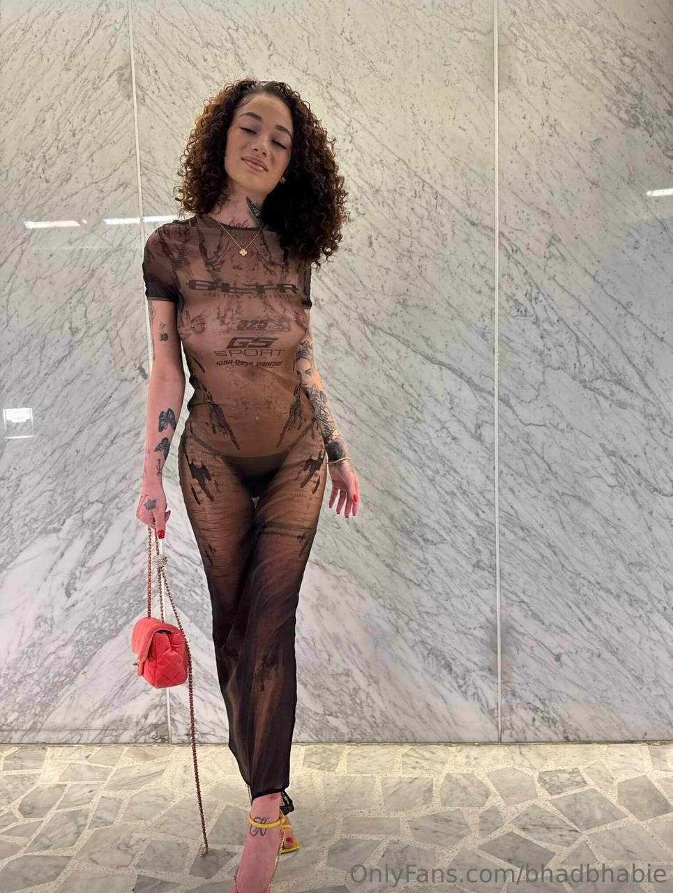 Bhad Bhabie Nude Sheer Topless Dress Onlyfans Set Leaked 7 46D612A3